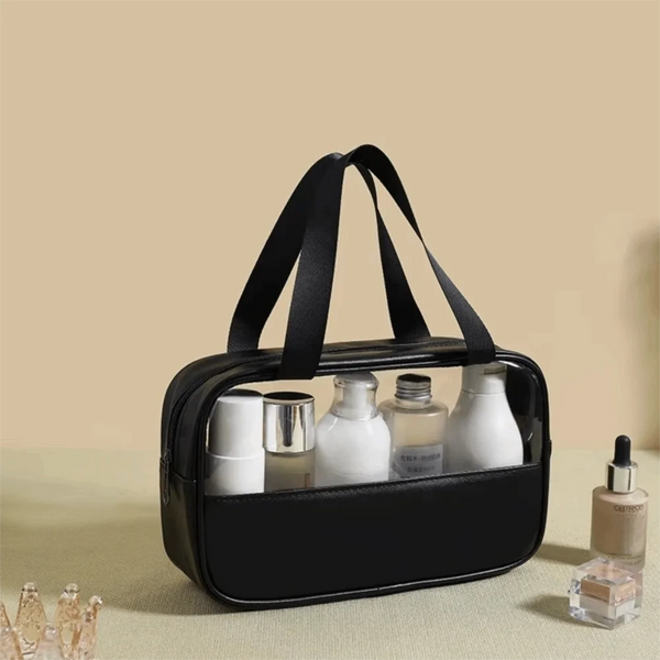 Bolsa Transparente de Viaje Compacta y Práctica