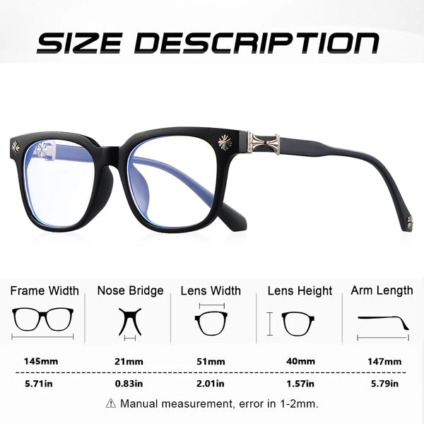 Gafas Vintage Protector Azul Diarias