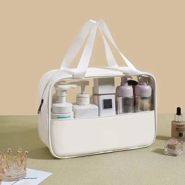 Bolsa Transparente de Viaje Compacta y Práctica